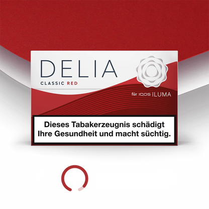 DELIA Classic Red Tabaksticks 20 Stuks