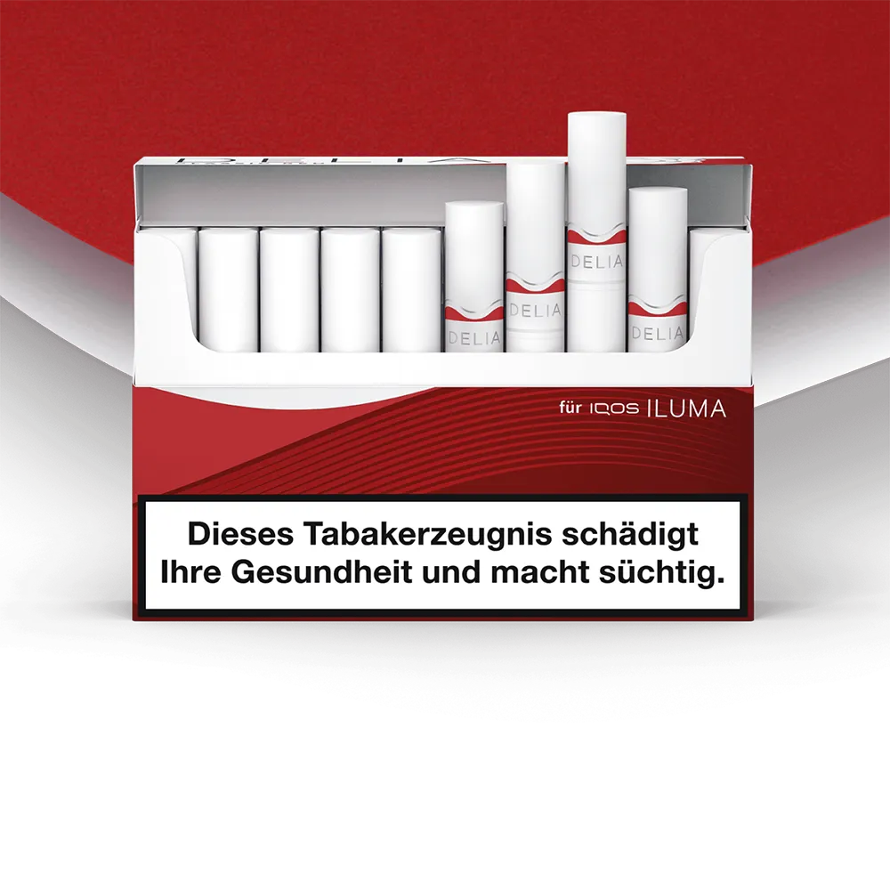 DELIA Classic Red Tabaksticks 20 Stuks