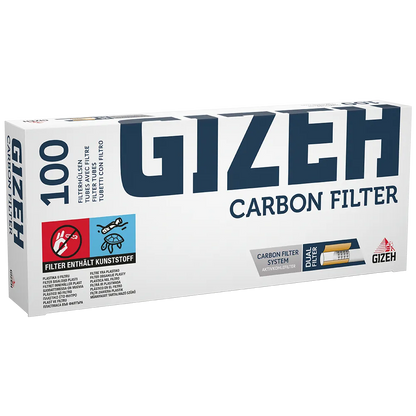 GIZEH Carbon Filter Filterhulzen 100 Stuks
