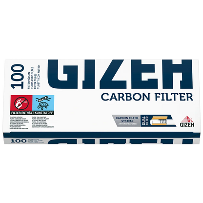 GIZEH Carbon Filter Filterhulzen 100 Stuks