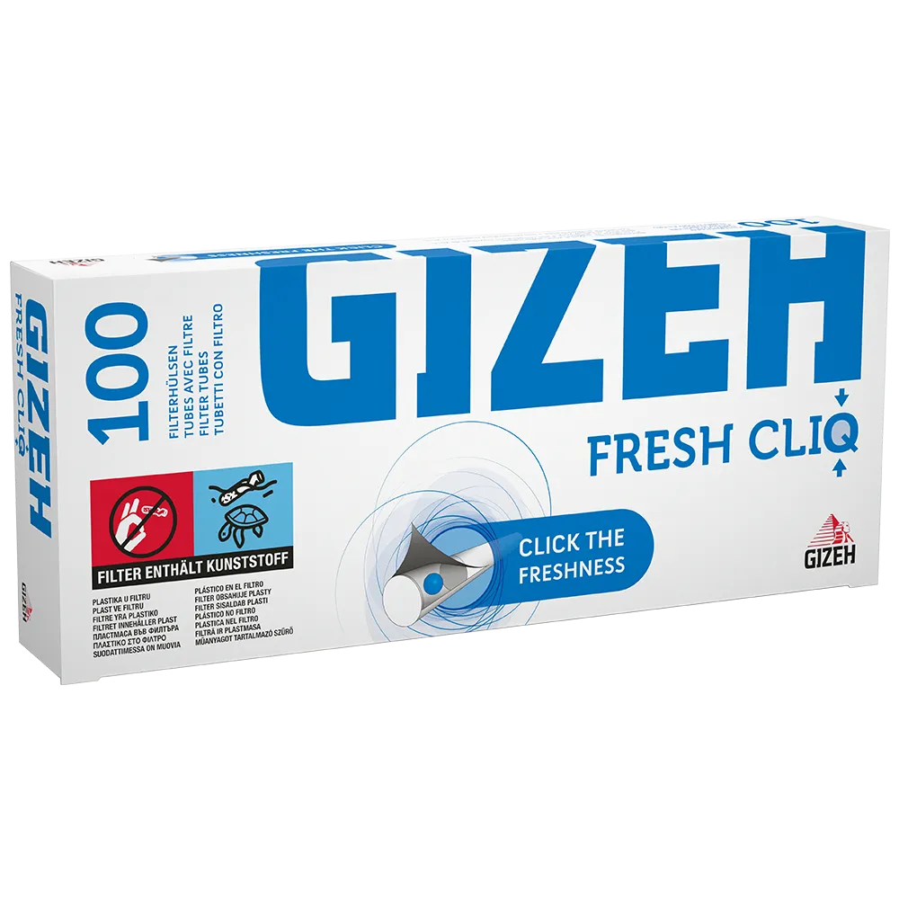 GIZEH Fresh CliQ Filterhulzen 100 Stuks