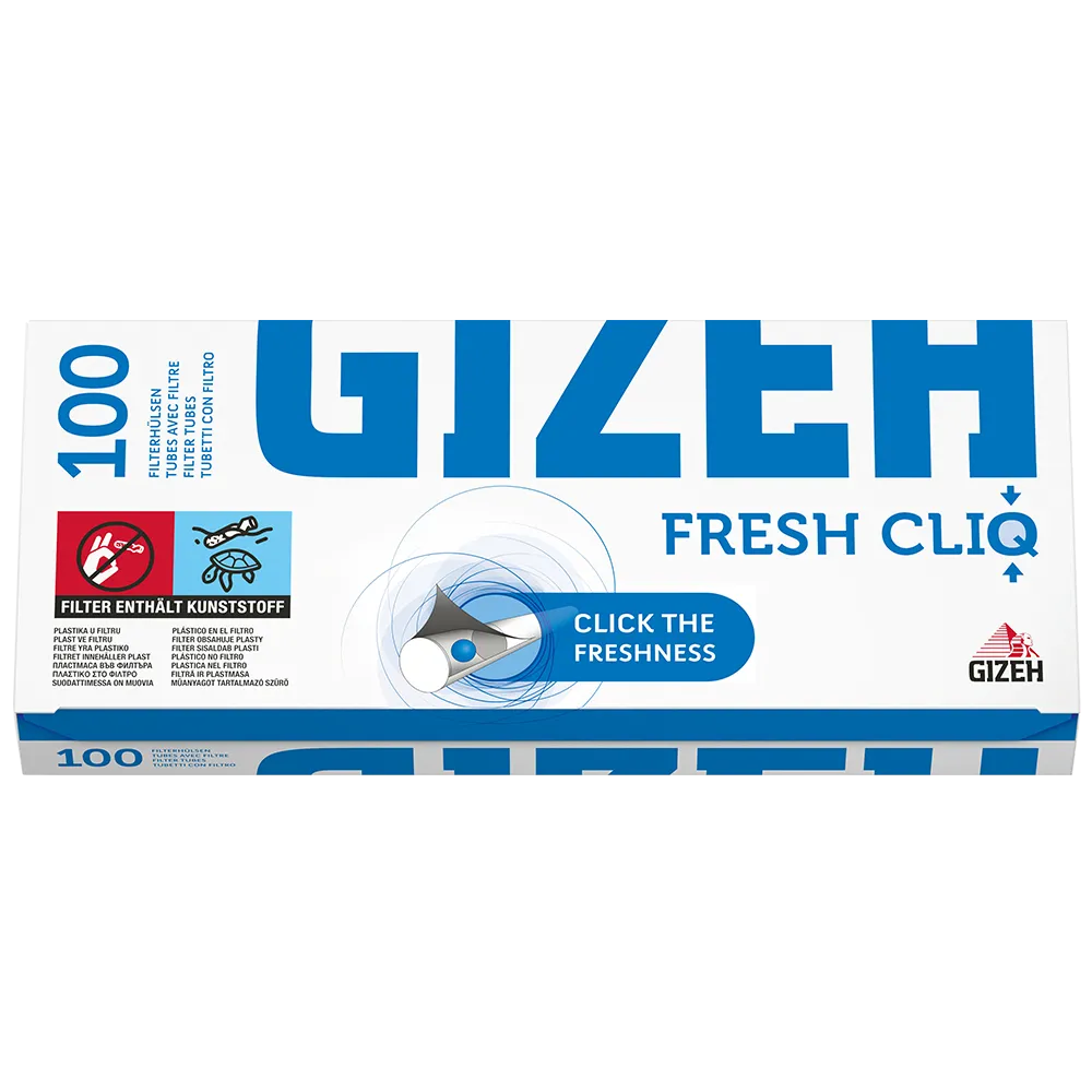 GIZEH Fresh CliQ Filterhulzen 100 Stuks