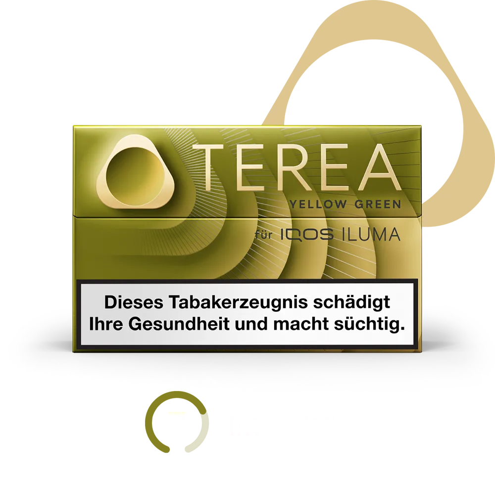 IQOS TEREA Yellow Green Tabaksticks 20 Stuks
