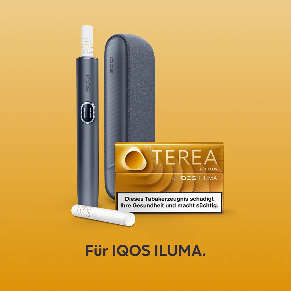 IQOS TEREA Yellow Heat-not-Burn Sticks 20 Stuks