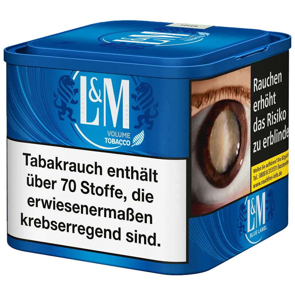 L&M Blue Volume Stopftabak Blik 39g