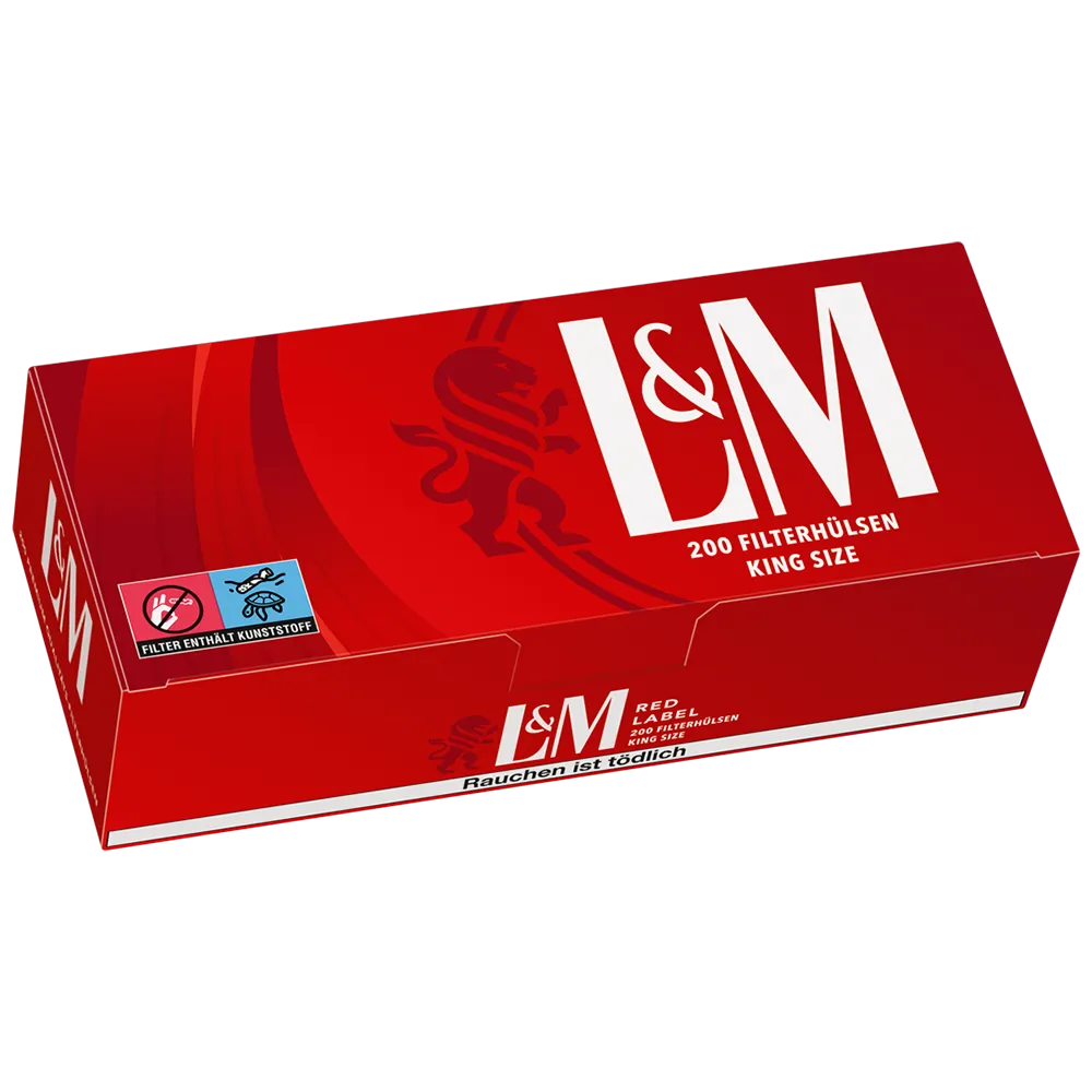 L&M Red Filterhulzen 200 Stuks