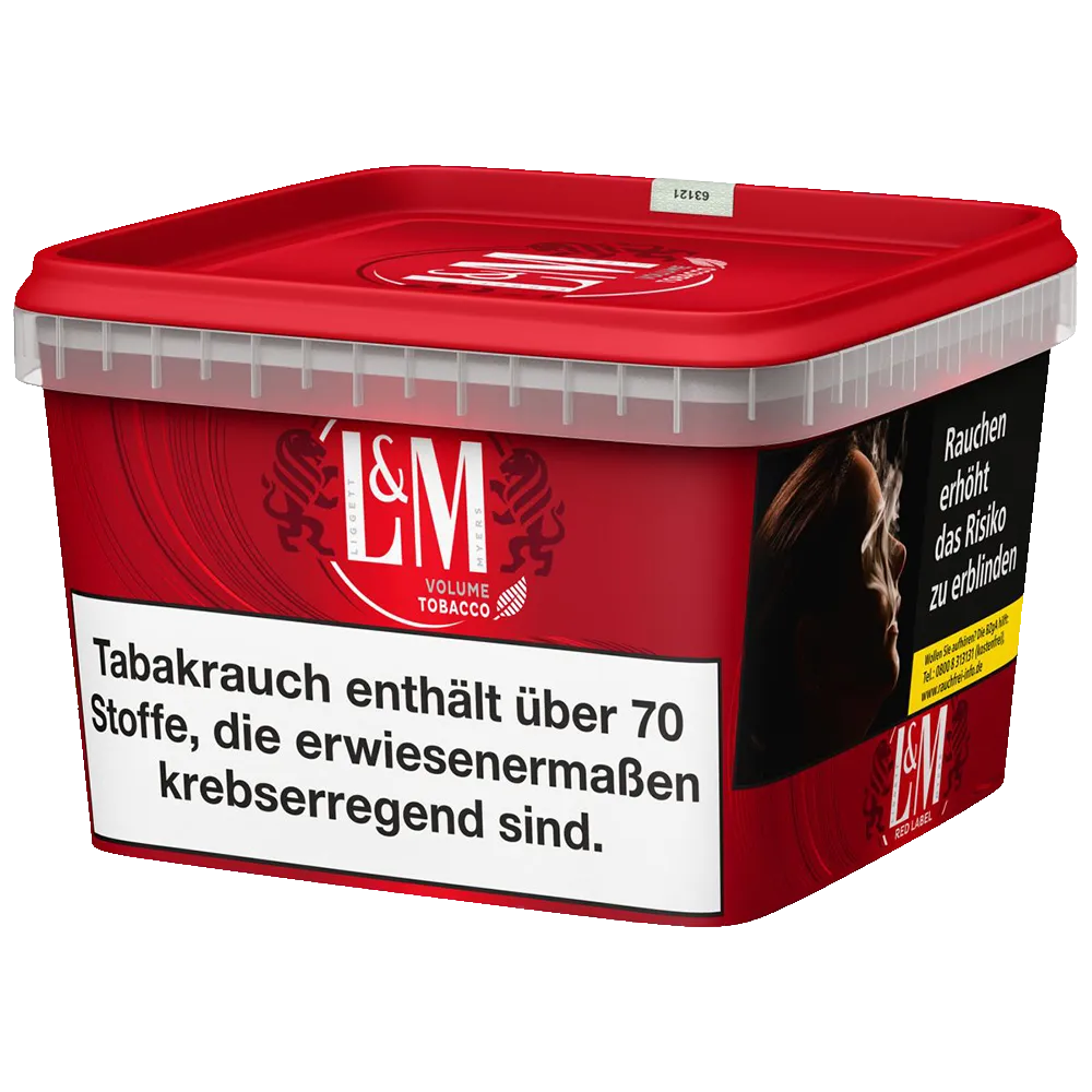 L&M Red Volume Super Stopftabak Box 195g