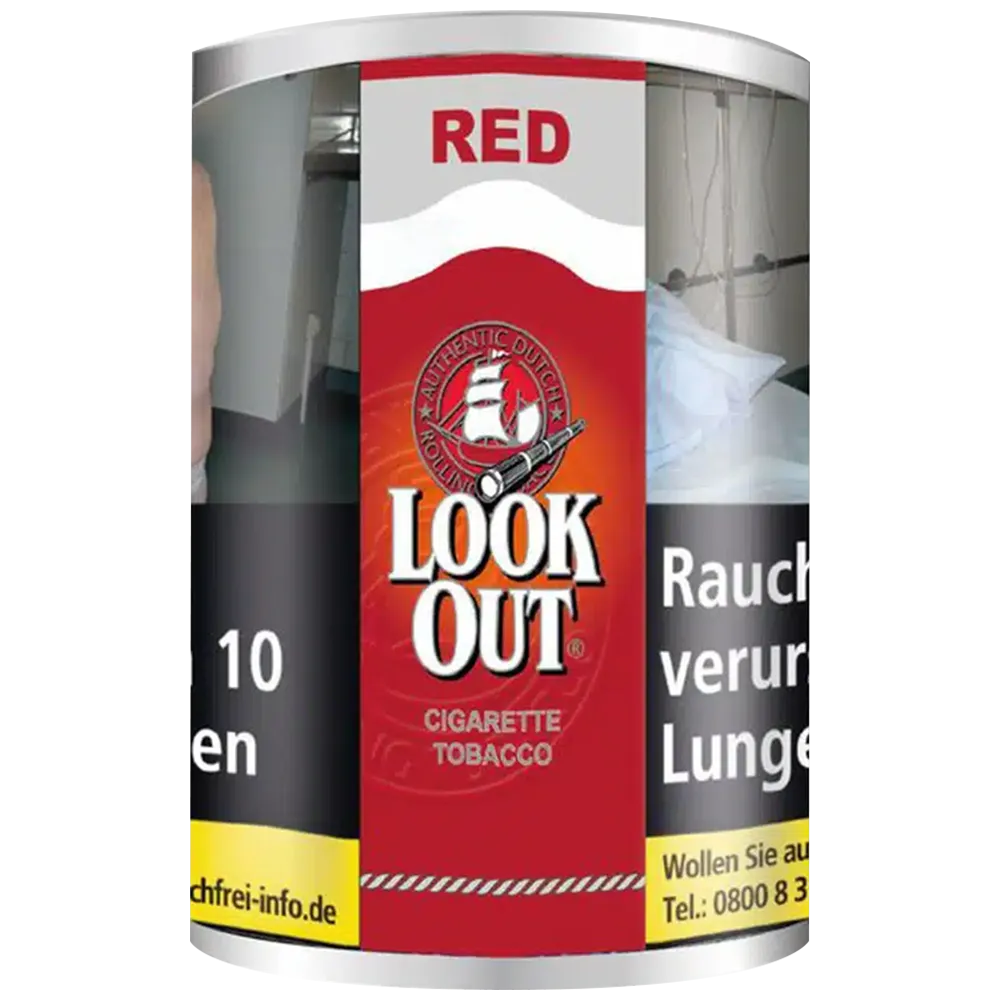 Look Out Red Stopftabak Blik 150g