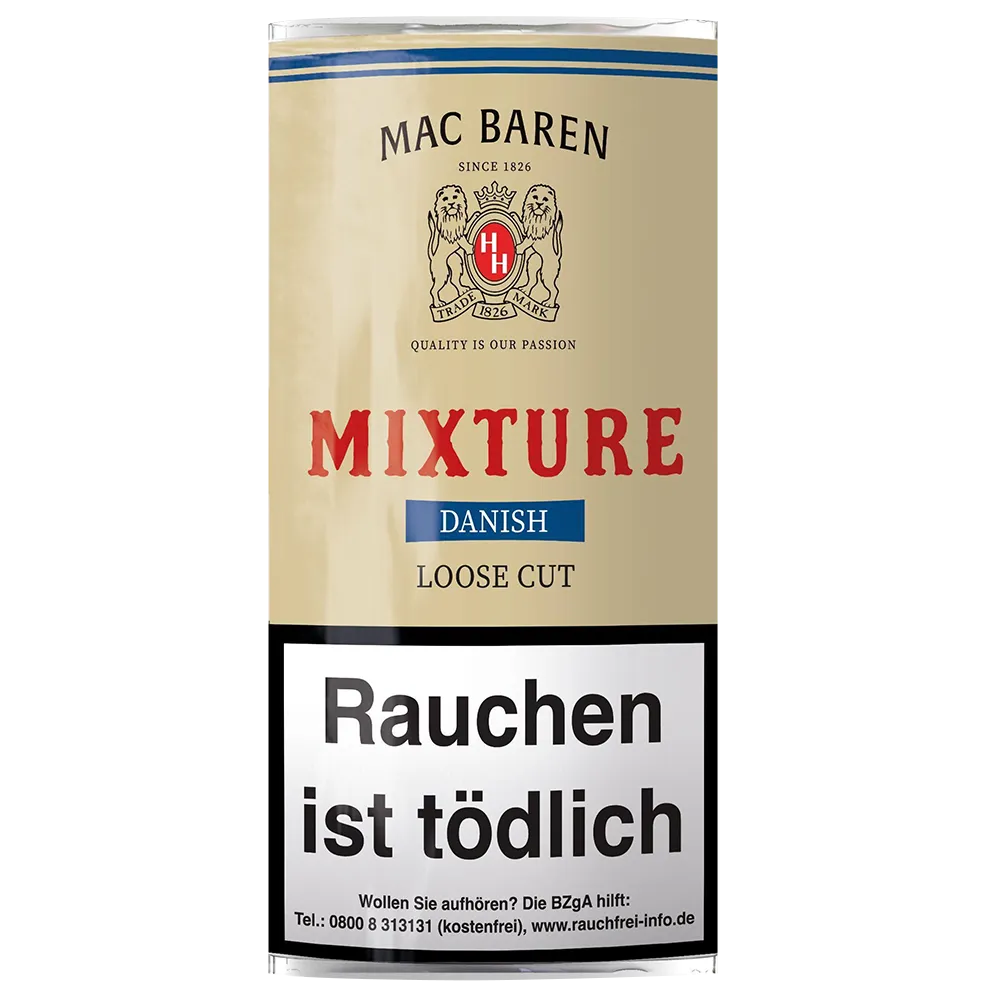 Mac Baren Mixture Danish Loose Cut Pijptabak Zakje 50g