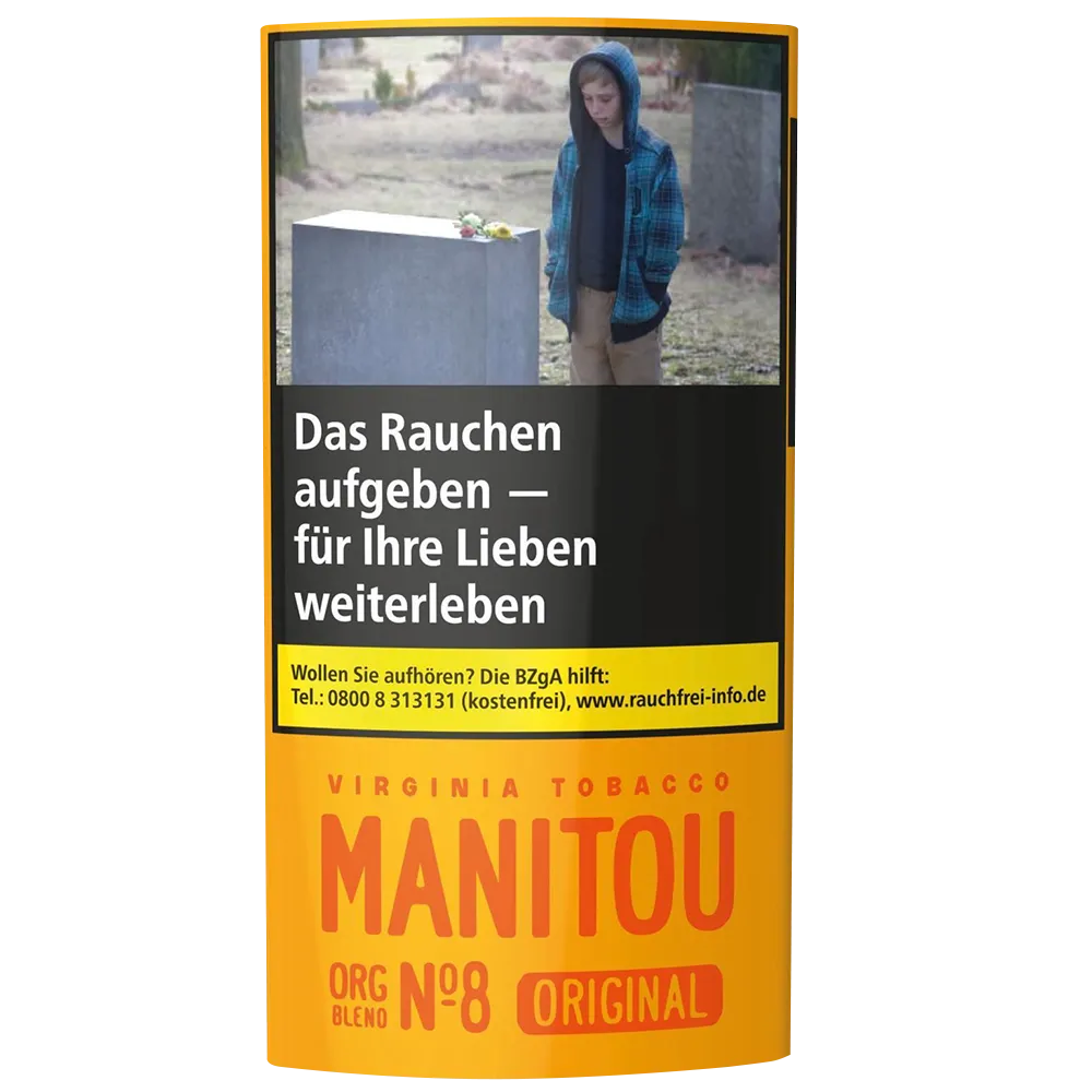 Manitou Org. Blend No.8 Gold Drehtabak Zakje 30g