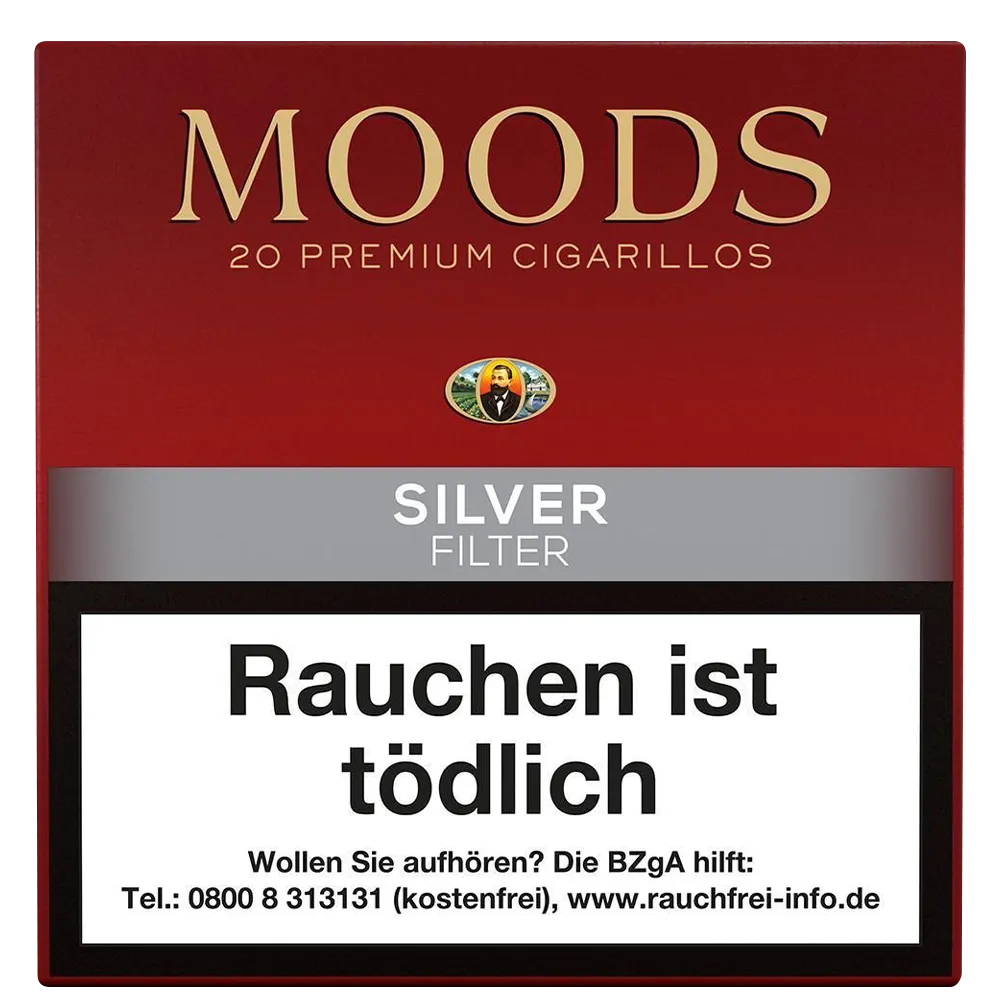 Moods Silver Filter Cigarillo's 20 Stuks