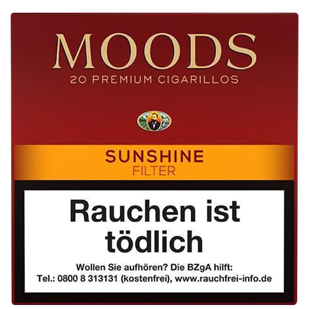 Moods Sunshine Filter Cigarillo's 20 Stuks