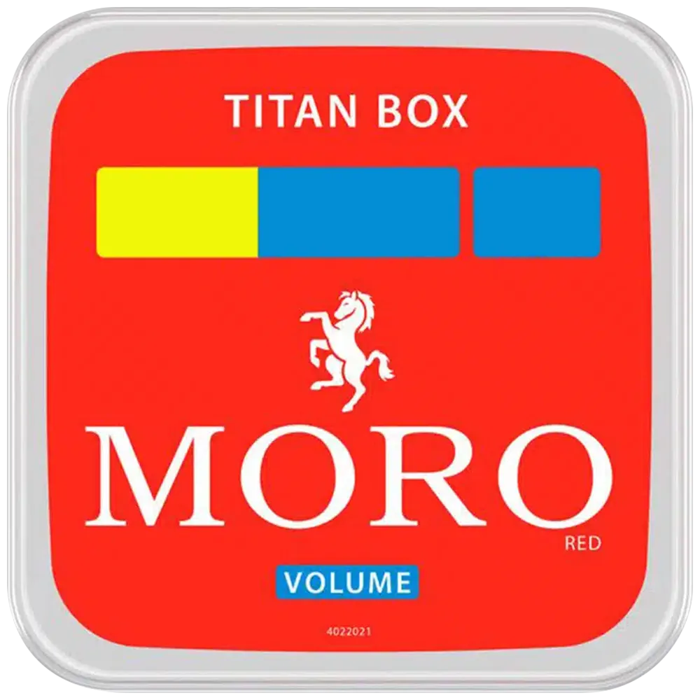 Moro Red Volume Titan Stopftabak Box 325g