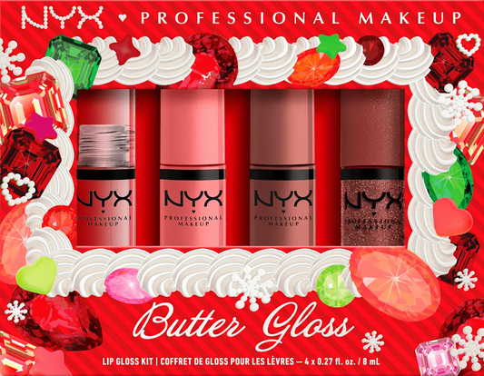 NYX Professional Makeup Butter Gloss Kit Lipgloss Set 32ml