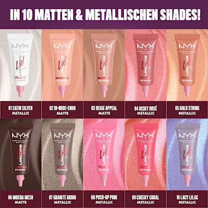 NYX Professional Makeup Lid Lingerie Oogschaduw 10 Lacy Lilac 6ml