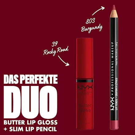 NYX Professional Makeup Slim Lip Pencil Lippenpotlood 1g