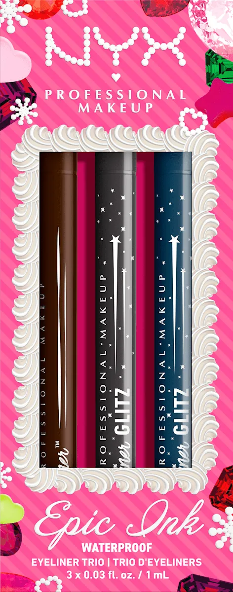 NYX Professional Makeup XMAS Epic Ink Liner Trio Eyeliner 3ml