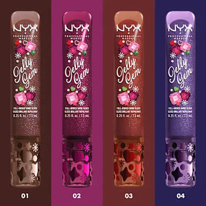 NYX Professional Makeup XMAS Jelly Gem 03 Burgundy Bling Lipgloss 7,5ml