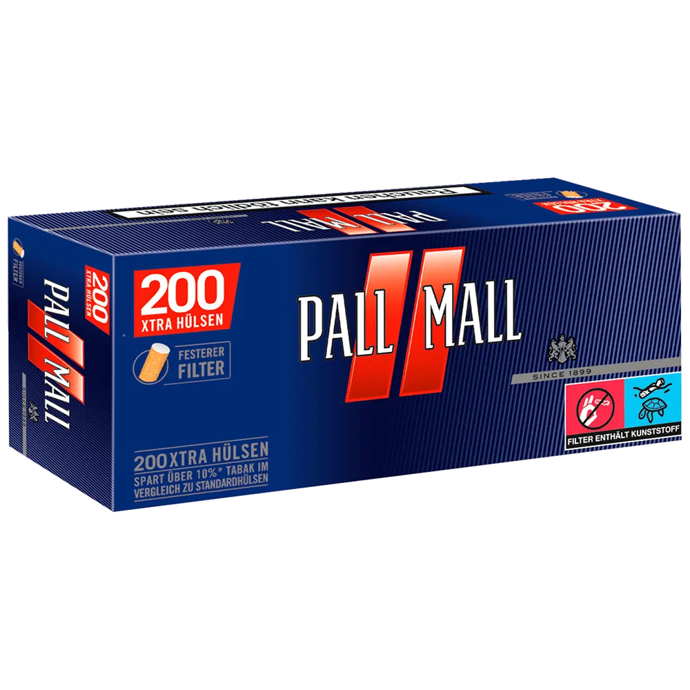 Pall Mall Red Xtra Filterhulzen 200 Stuks