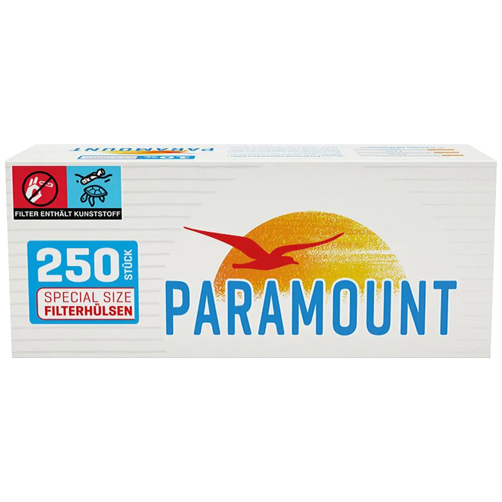 Paramount Blue Special Filterhulzen 250 Stuks