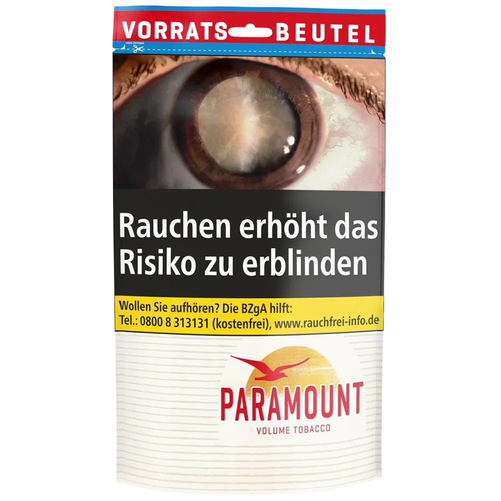 Paramount Red Volume Stopftabak Zak 170g