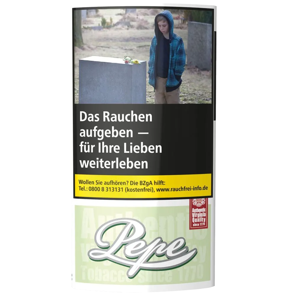 Pepe Bright Green Drehtabak Zakje 30g