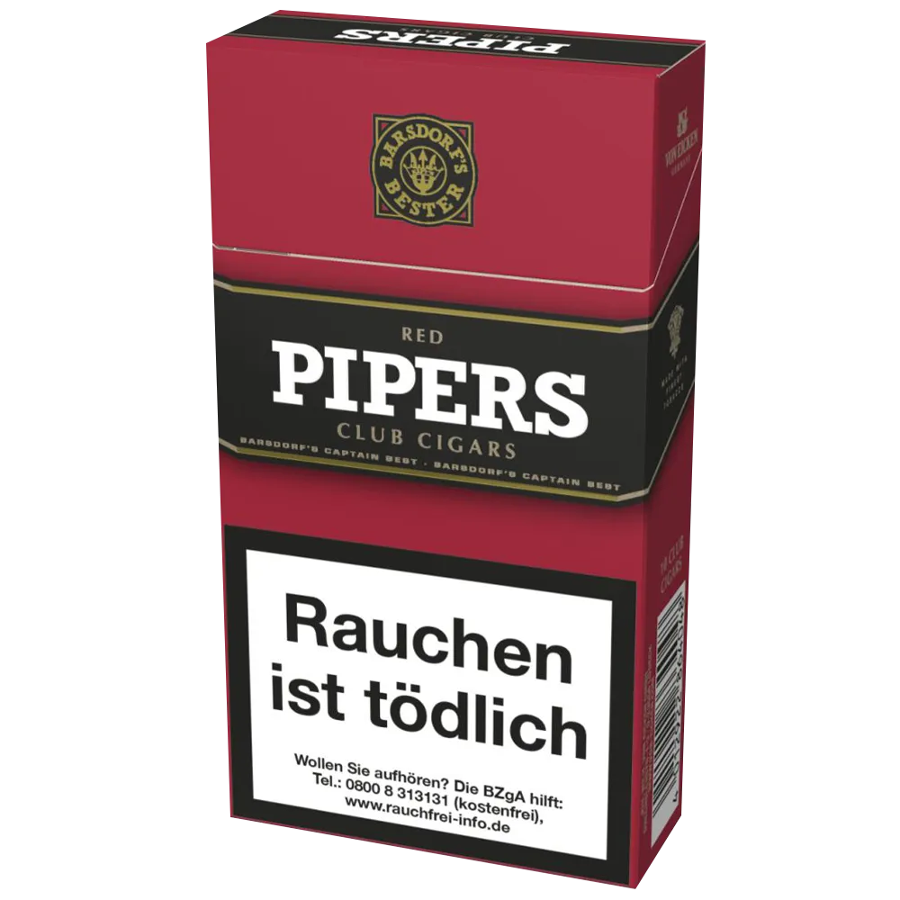 Pipers Little Cigars Red Cigarillo's 10 Stuks