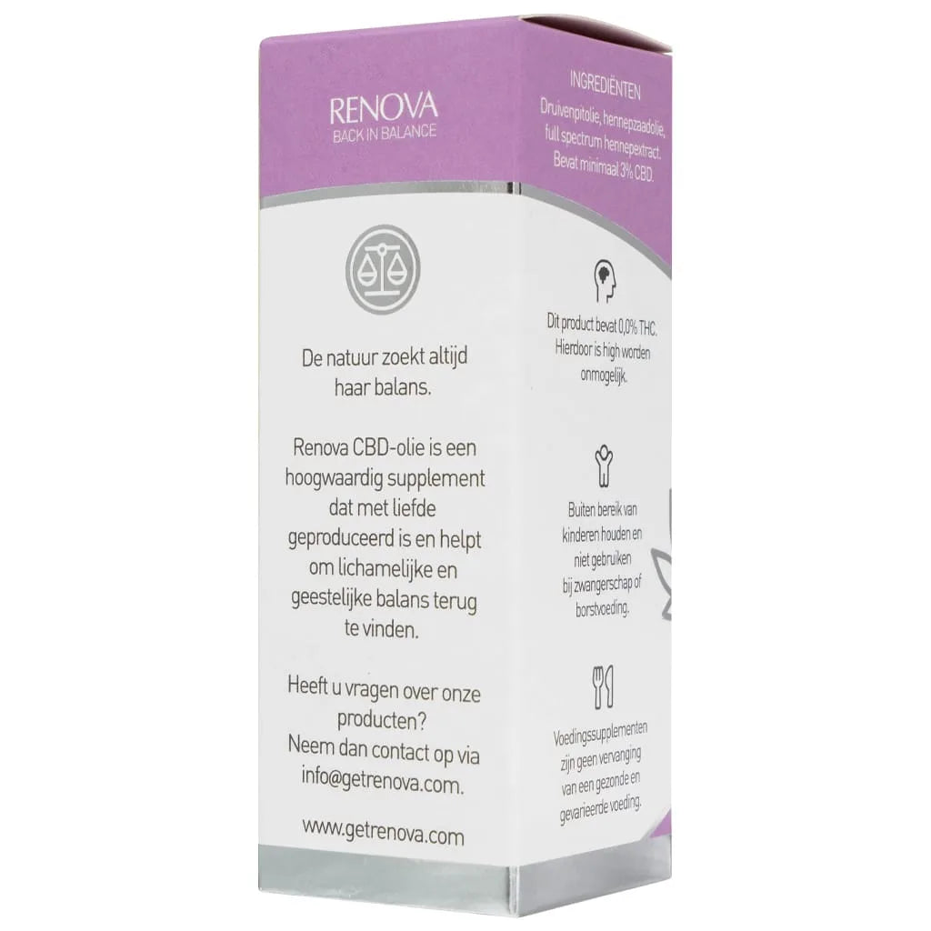 Renova 3% CBD Olie Naturel