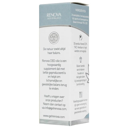 Renova 10% CBD Olie Naturel
