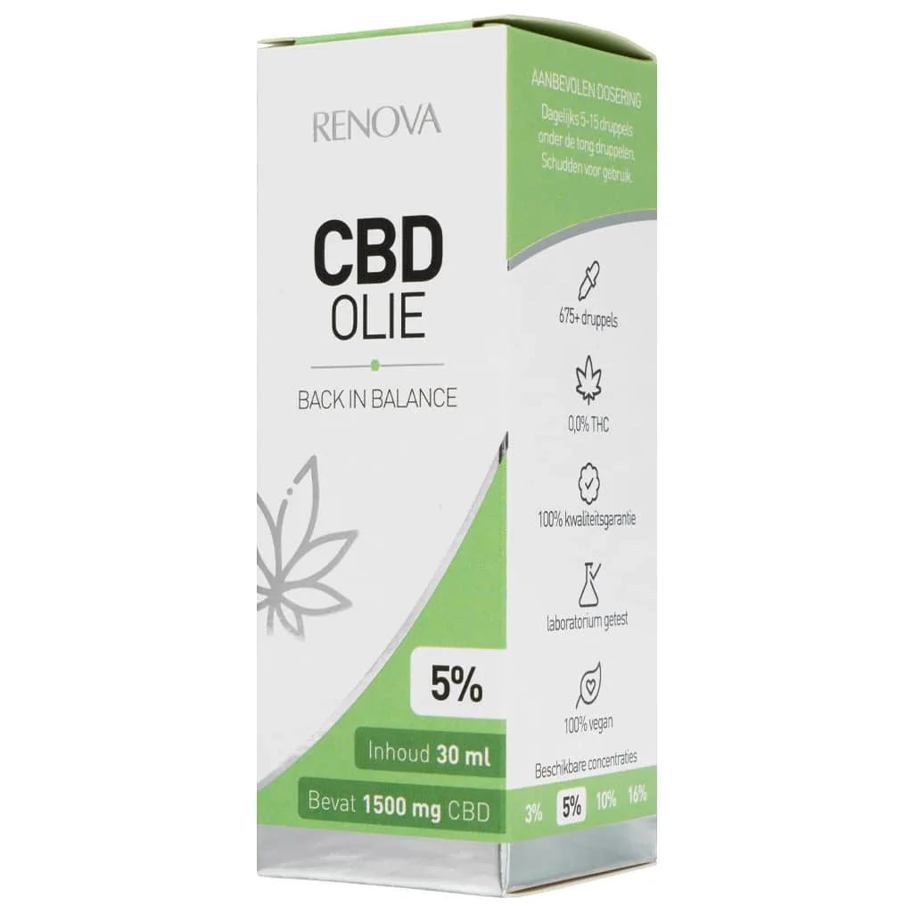Renova 5% CBD Olie Naturel