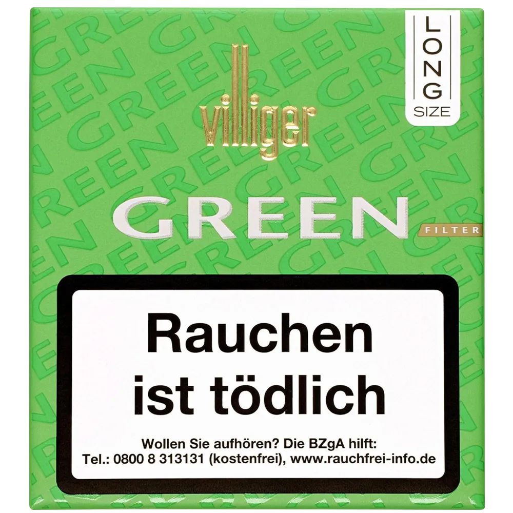 Villiger Green Long Filter Cigarillo's 5 Stuks