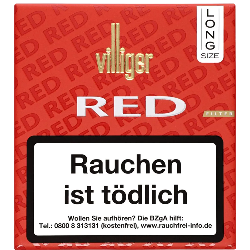 Villiger Red Long Filter Cigarillo's 5 Stuks