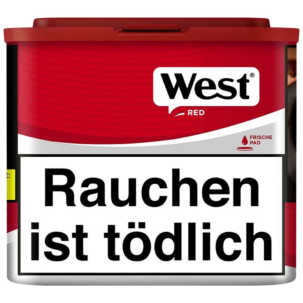 West Red Volume Stopftabak Blik 36g