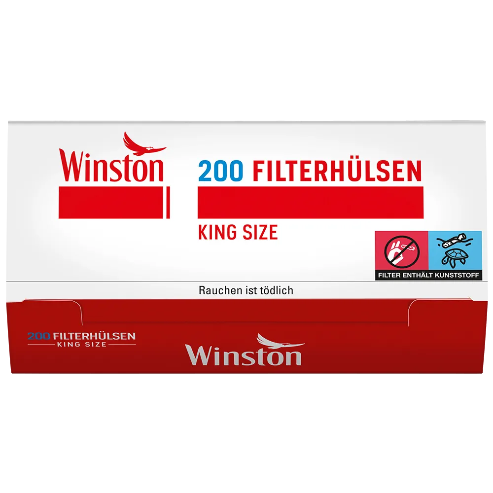 Winston Hulzen Filterhulzen 200 Stuks