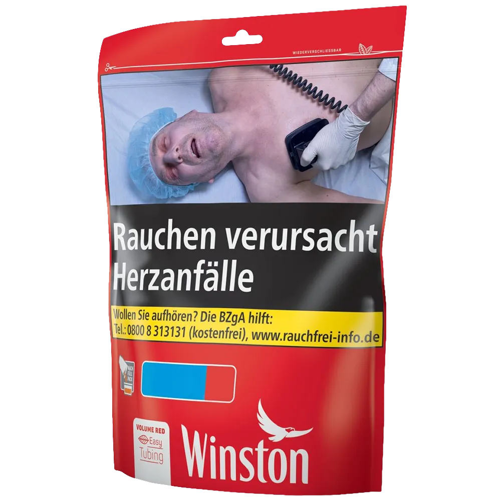 Winston Red Volume Tabak 3XL Zak 185g